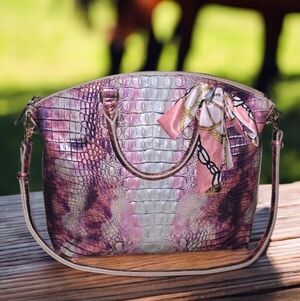 *RARE* Brahmin Duxbury Satchel In The Color "Supernova Ombre Melbourne"